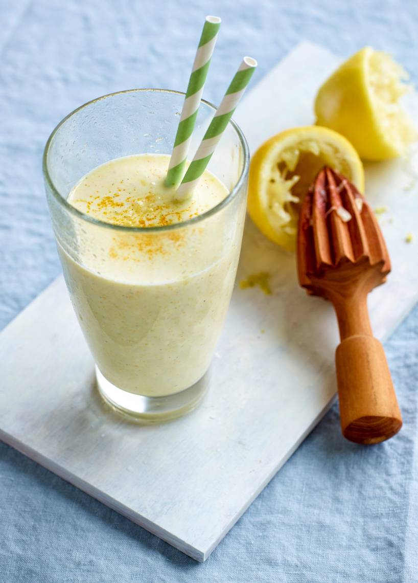Zitronen-Buttermilchshake