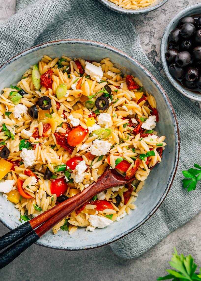 Paprika-Orzo-Salat