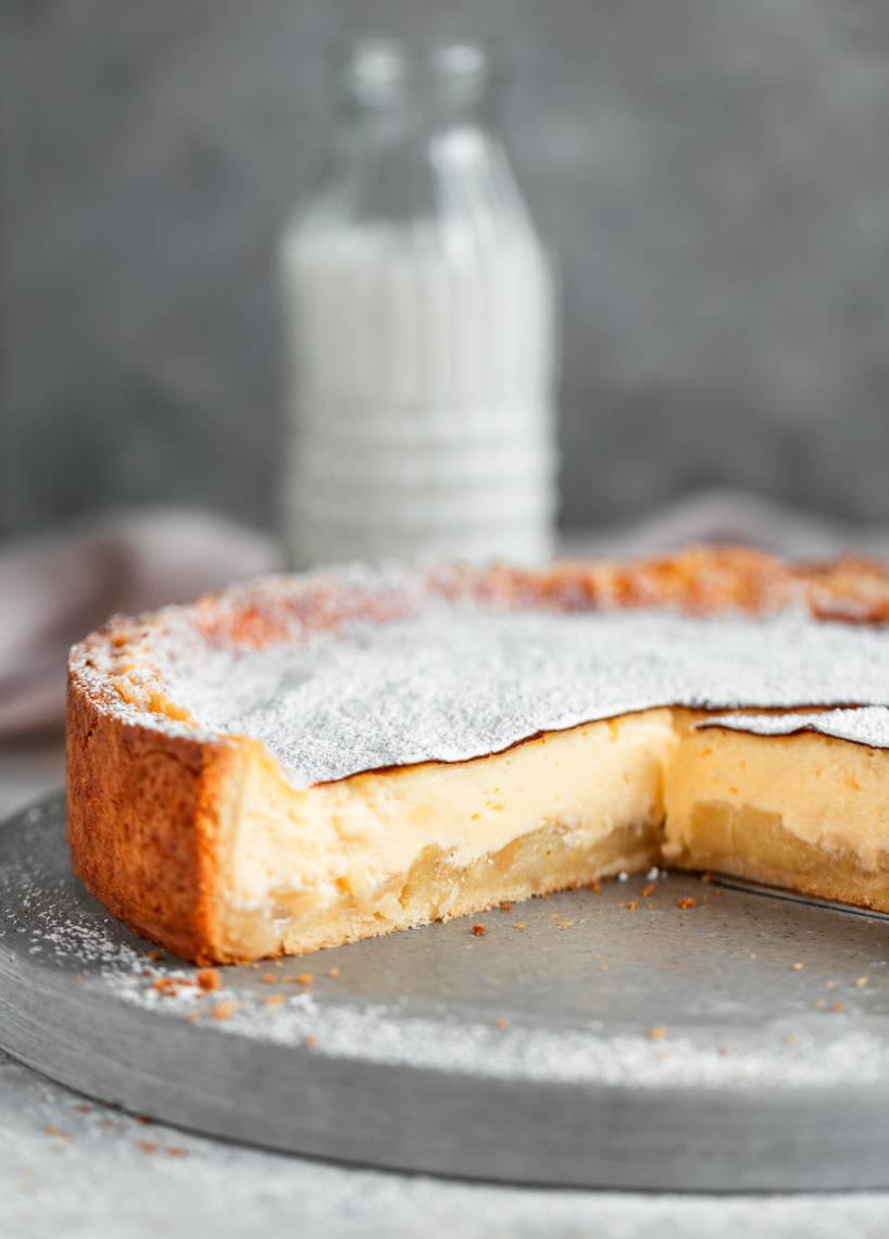 Apfelkuchen mit Schmand