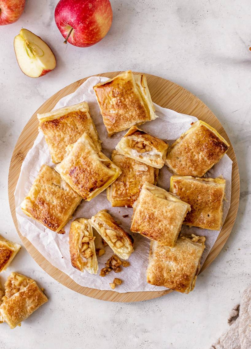 Schnelle Apfel-Quark-Happen