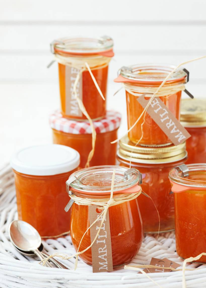 Aprikosenmarmelade zum Verschenken