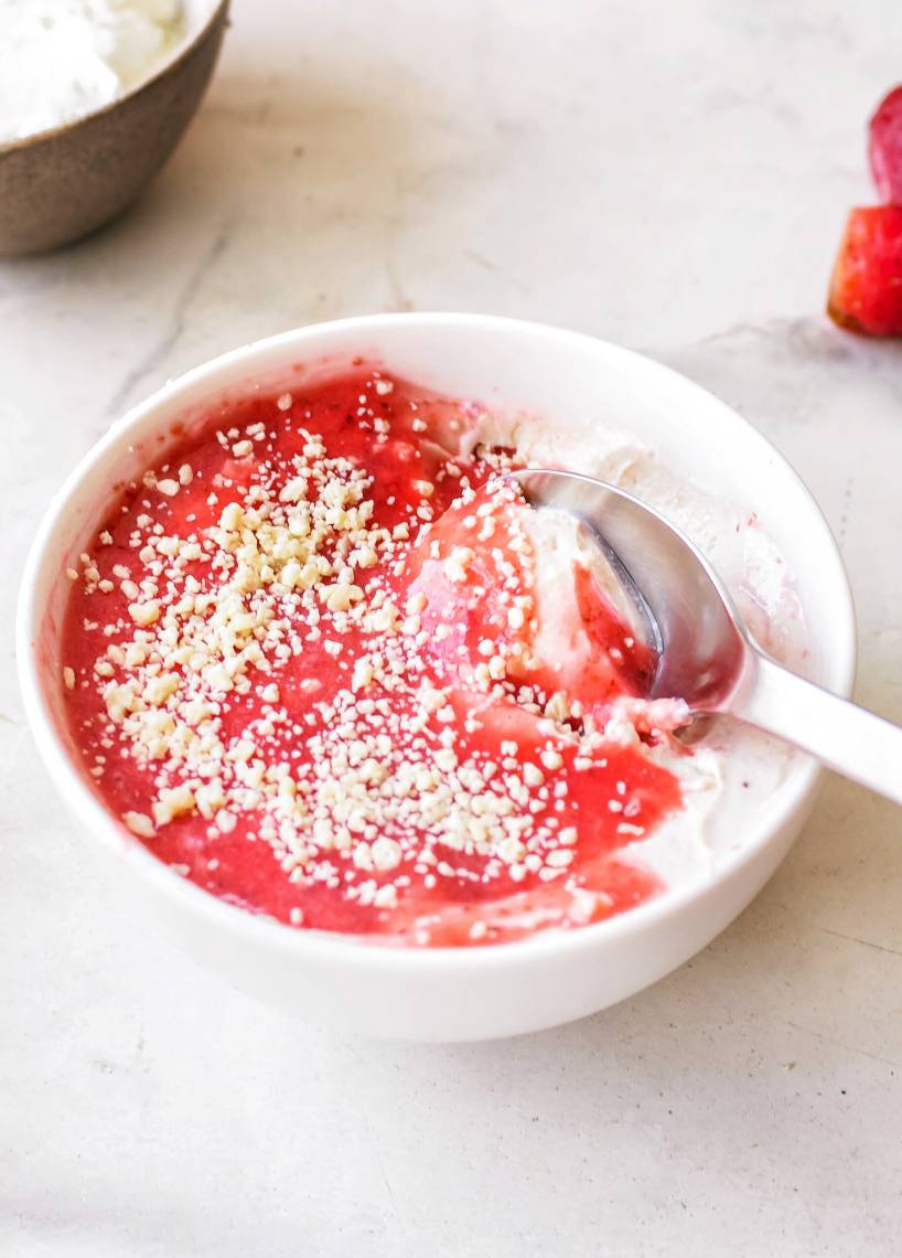 High Protein Spaghettieis-Bowl