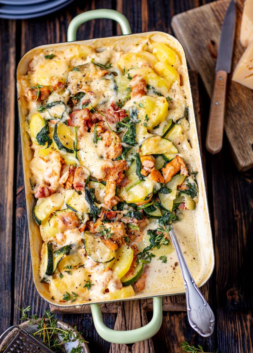 Kartoffelauflauf „alles geht" – ohne Vorkochen