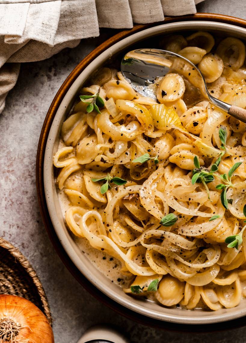 French Onion Pasta