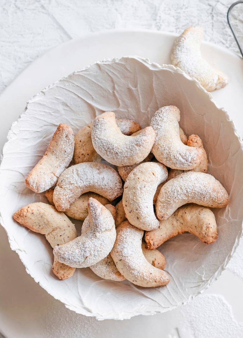Haselnuss-Vanille-Kipferl