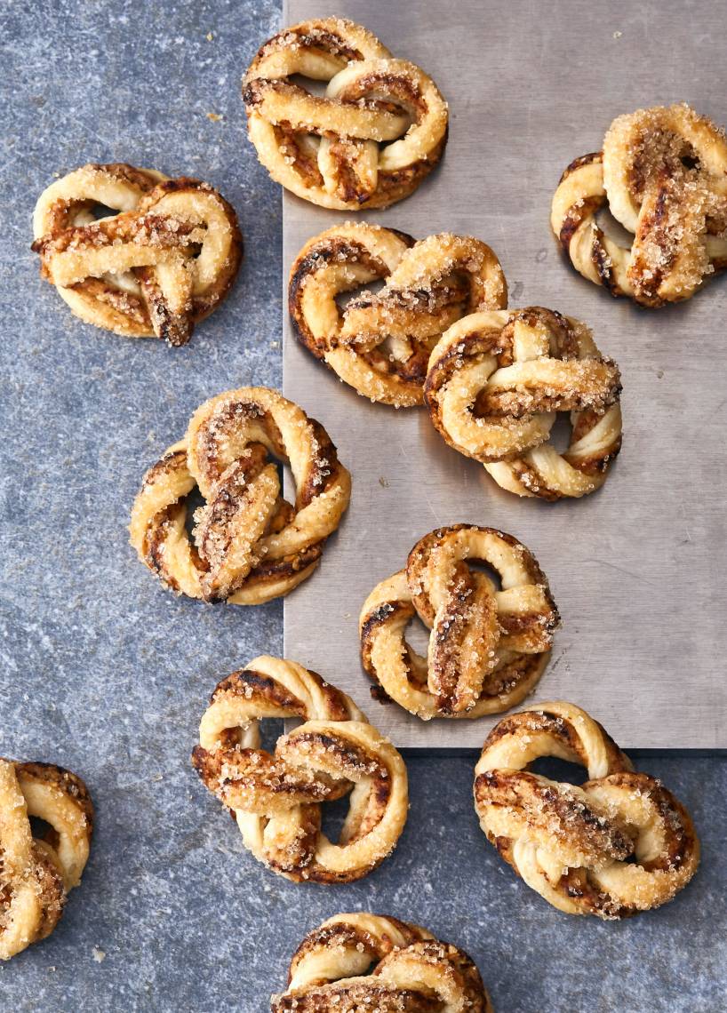 Schnelle Spekulatius-Brezeln