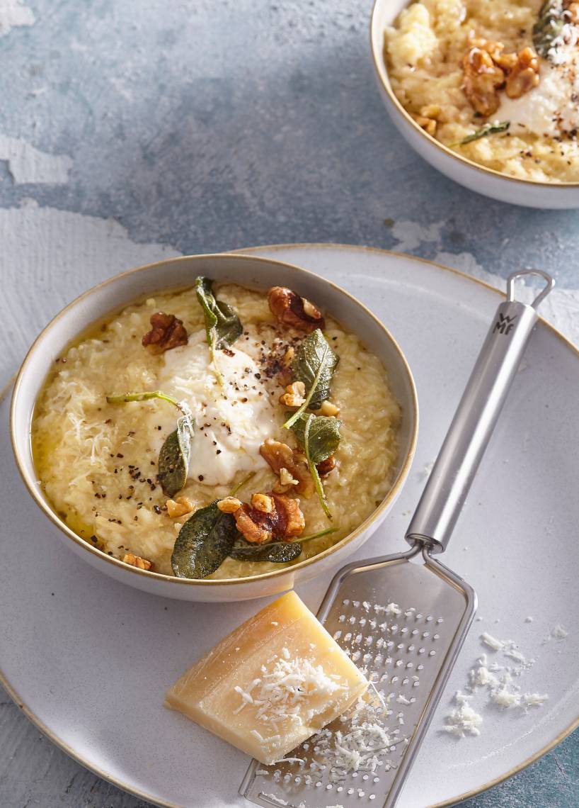 Cremiges Risotto mit Blumenkohl