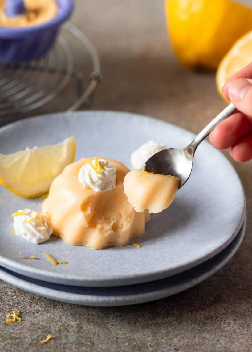 Zitronenpudding aus dem Dampfgaraufsatz