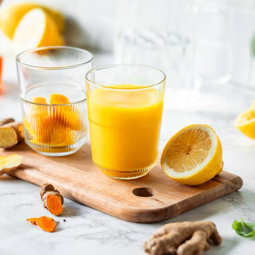 Ingwer-Shot-Eiswürfel auf Vorrat