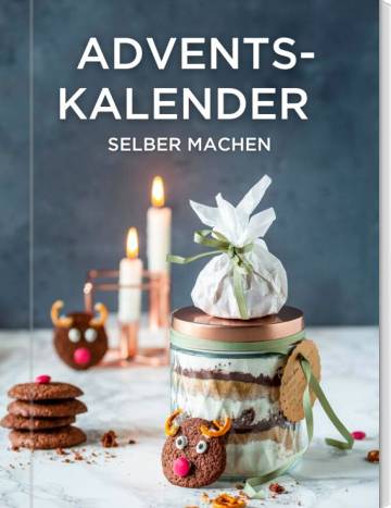 Backmischung im Glas mit Rudolphkeks